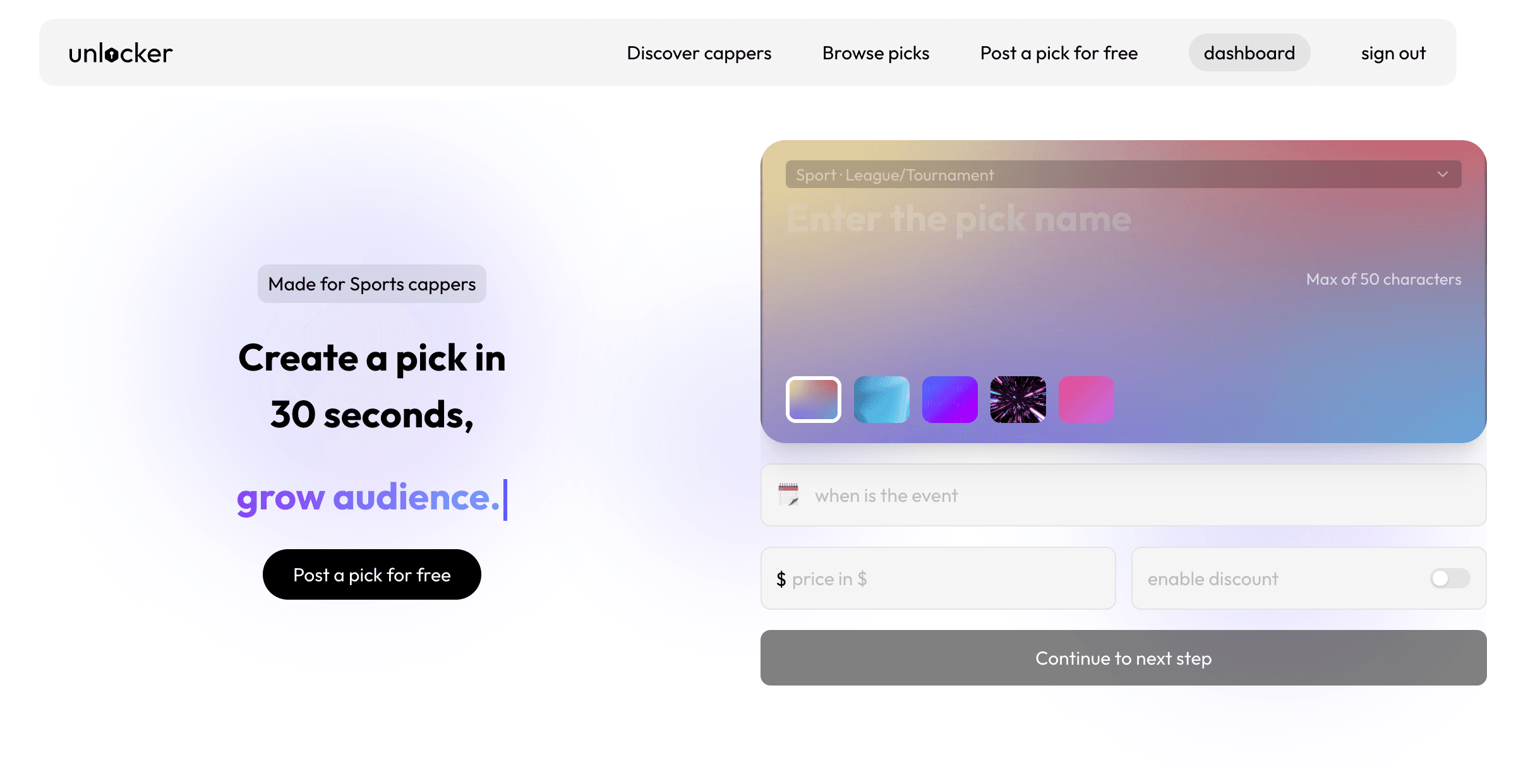 QuickPicks by Unlocker interface screenshot
